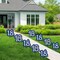Blue Sliver 18th Birthday Yard Sign for Boys Girls 10PCS Happy 18th Birthday Party Decorations 2006 Lawn Sign with Stakes for 18 Years Old Birthday Outdoor Anniversary Decor Party Supplies